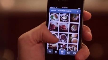 El primer restaurante con un menú en Instagram