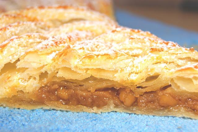 Trenza de toffee y nueces