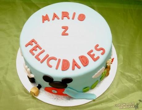 Tarta “La casa de Mickey Mouse”