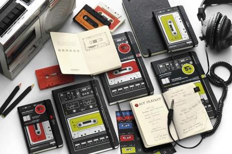 Moleskine Audio Cassette :: cuaderno nostálgico