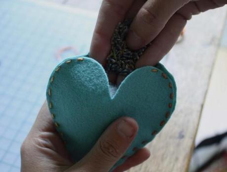 CORAZONES DE LAVANDA