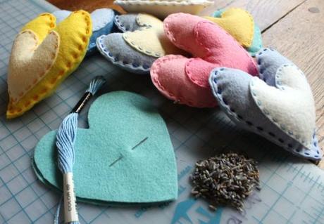 CORAZONES DE LAVANDA