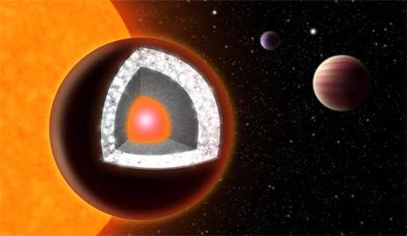 Una cercana superTierra probablemente es un planeta de diamante