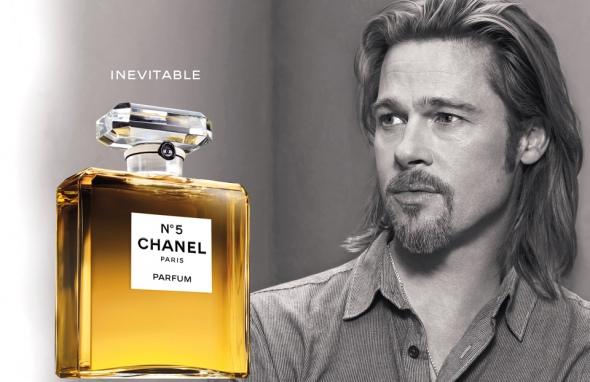 Brad Pitt There you are* Chanel No.5 Fall'13