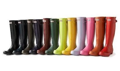 new in: hunter boots