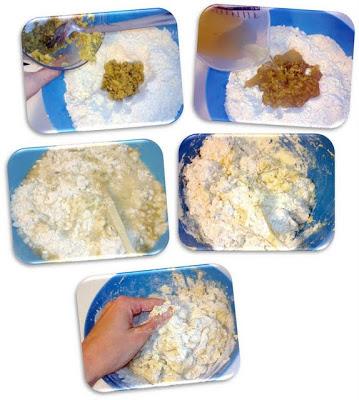 Panecillos de aceituna verde