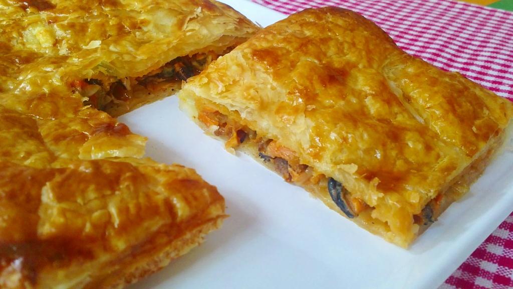 Empanada fácil de mejillones