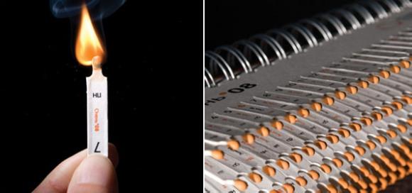 El calendario cerilla: Un día pasado, es un día quemado