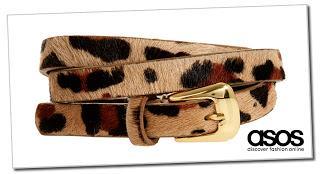 Leopard belt