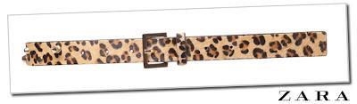 Leopard belt