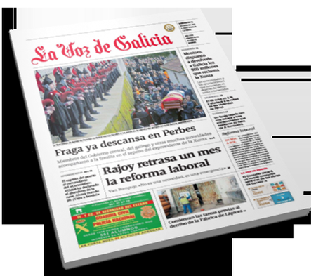 Xosé Luis Vilela, “la Voz de Galicia”