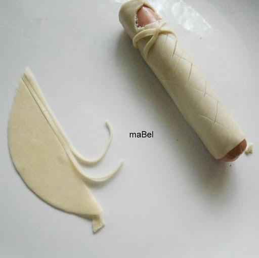 Momia y dedos de momia de Halloween