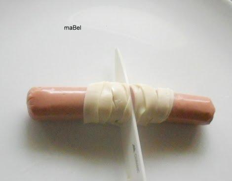 Momia y dedos de momia de Halloween