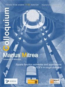 Marius Mitrea en el Coloquio ICMAT-UAM