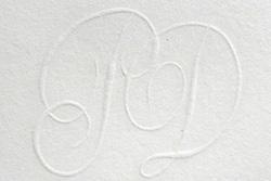 Letras en Relieve en Papel