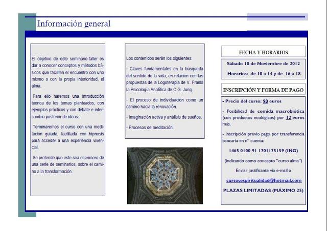 CURSO: EL CAMINO A LA TRANSFORMACIÓN I. ENCUENTROS CON EL ALMA.