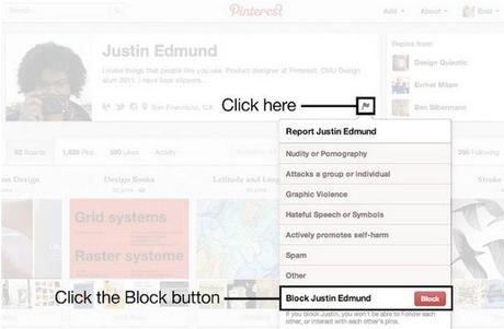 Pinterest ahora permite reportar y bloquear usuarios