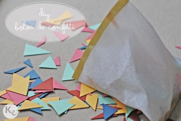 DIY. Confetti bag