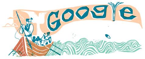 Doodle homenaje al ¿161? aniversario de Moby Dick