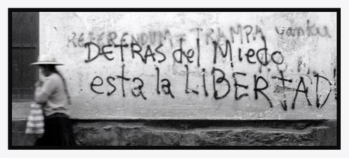 Nos da miedo ser libres