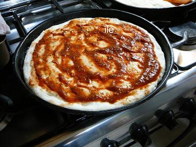 La pizza que hago en casa!