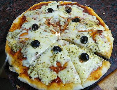 La pizza que hago en casa!