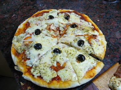 La pizza que hago en casa!