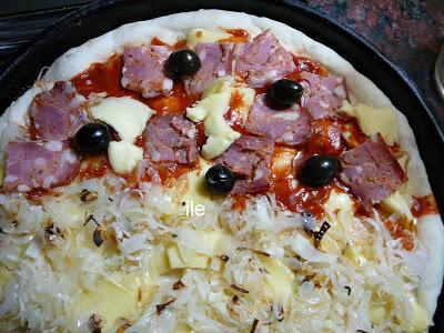 La pizza que hago en casa!