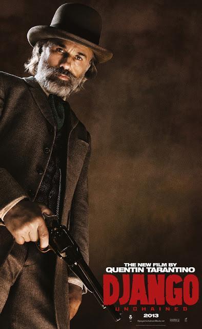 5 pósters de personajes de 'Django Unchained'