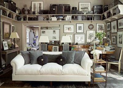 Los Cuadros en Paredes Rusticas