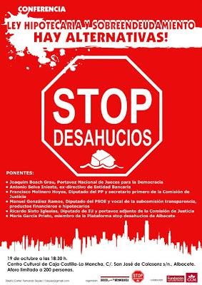 Un estado decente no puede permitirse 525 desahucios diarios con 5 millones de pisos vacíos.