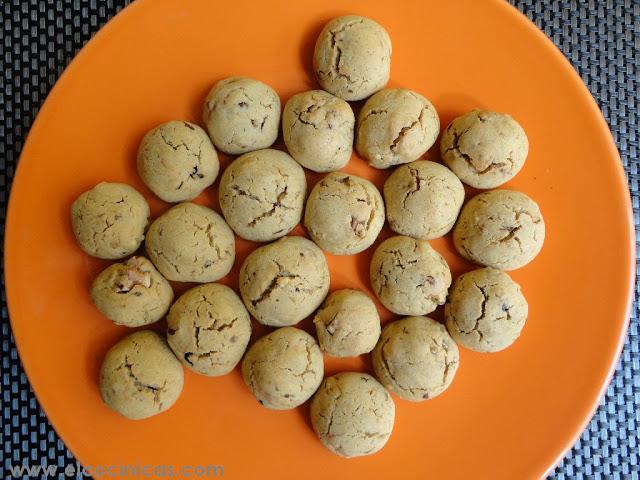 Galletas de nueces y café