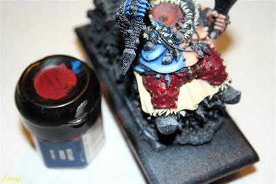 Pintura de los pantalones con Scab Red de Grasientus Dientetoro