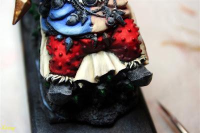 Pintura de las sombras en los pantalones de Grasientus Dientetoro