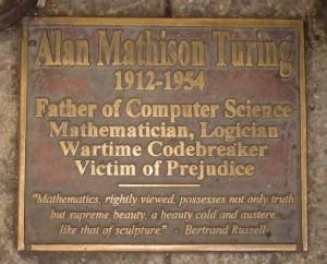 Sackville_Park_Turing_plaque El Simposio Internacional muestra la vigencia del legado de Alan Turing en su centenario