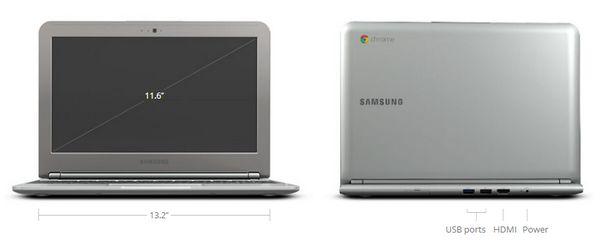 Google anuncia nueva Chromebook Serie 3 fabricada por Samsung a 249 dólares