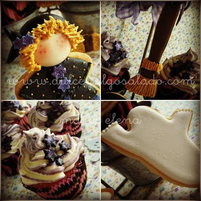Galletas y cupcakes...halloween!