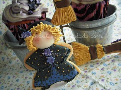 Galletas y cupcakes...halloween!