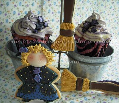 Galletas y cupcakes...halloween!