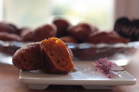 Buñuelos dulces de Calabaza Buñuelos dulces de Calabaza