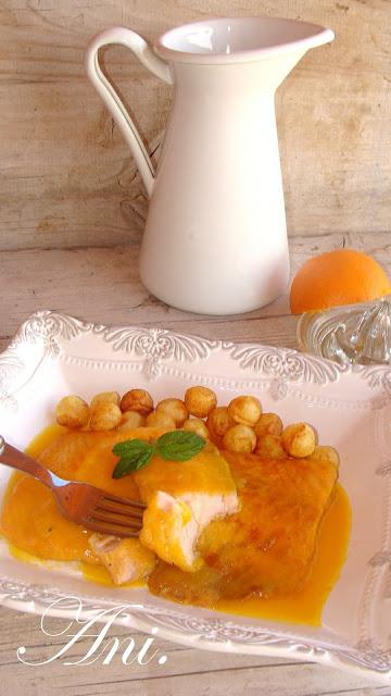 SALMÓN A LA  NARANJA FACILÍSIMO.