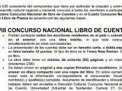 Concursos nacional libro cuentos poesía, Colombia