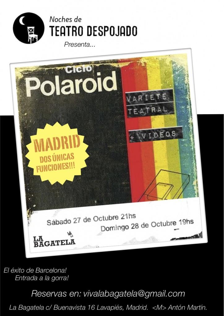 TEATRO: Nos visita el Ciclo Polaroid (Barcelona)!!