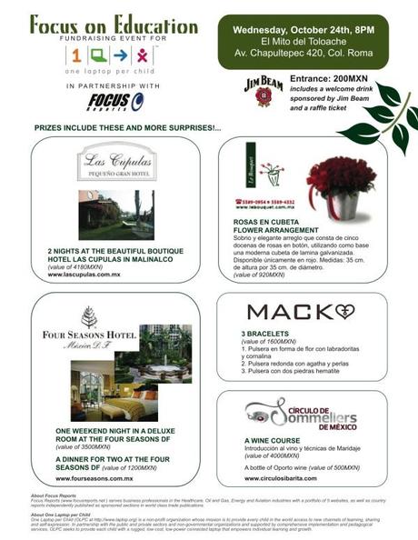 Evento Focus on Education@El Mito del Toloache