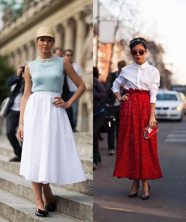 Inspiration: Midi-Skirt