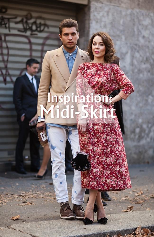 Inspiration: Midi-Skirt