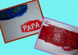 Manualidades. Cuadro con palabras