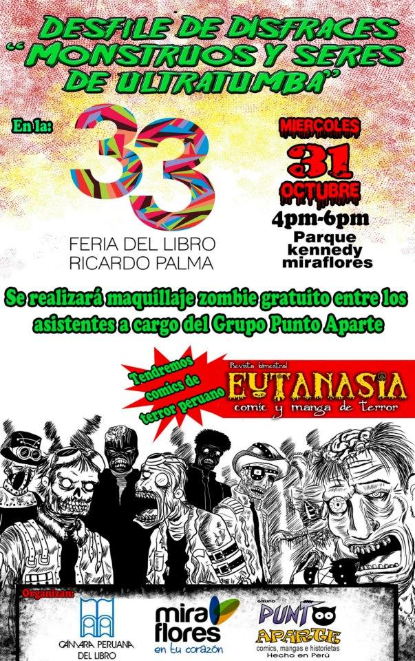 Este 31 de Octubre Desfile de disfraces y seres de ultratumba