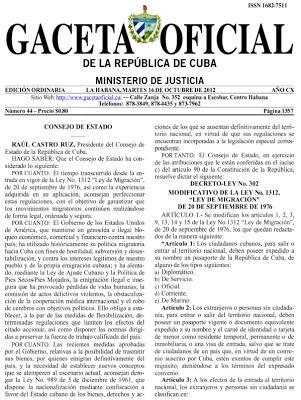 Cuba y la Migración