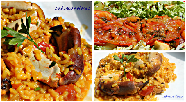 ARROZ MELOSO DE CANGREJO Y MEJILLONES